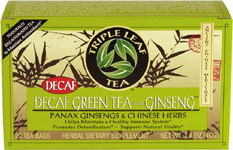 Decaf & Green Tea w/ Ginseng *(20 Tea Bags)